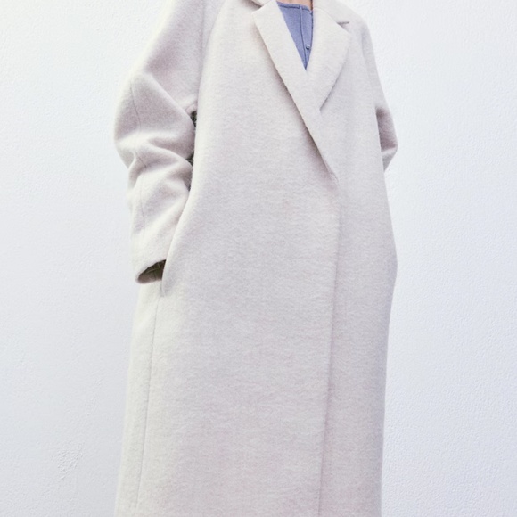 H&M DOUBLE-BREASTED COAT - Picture 6 of 7